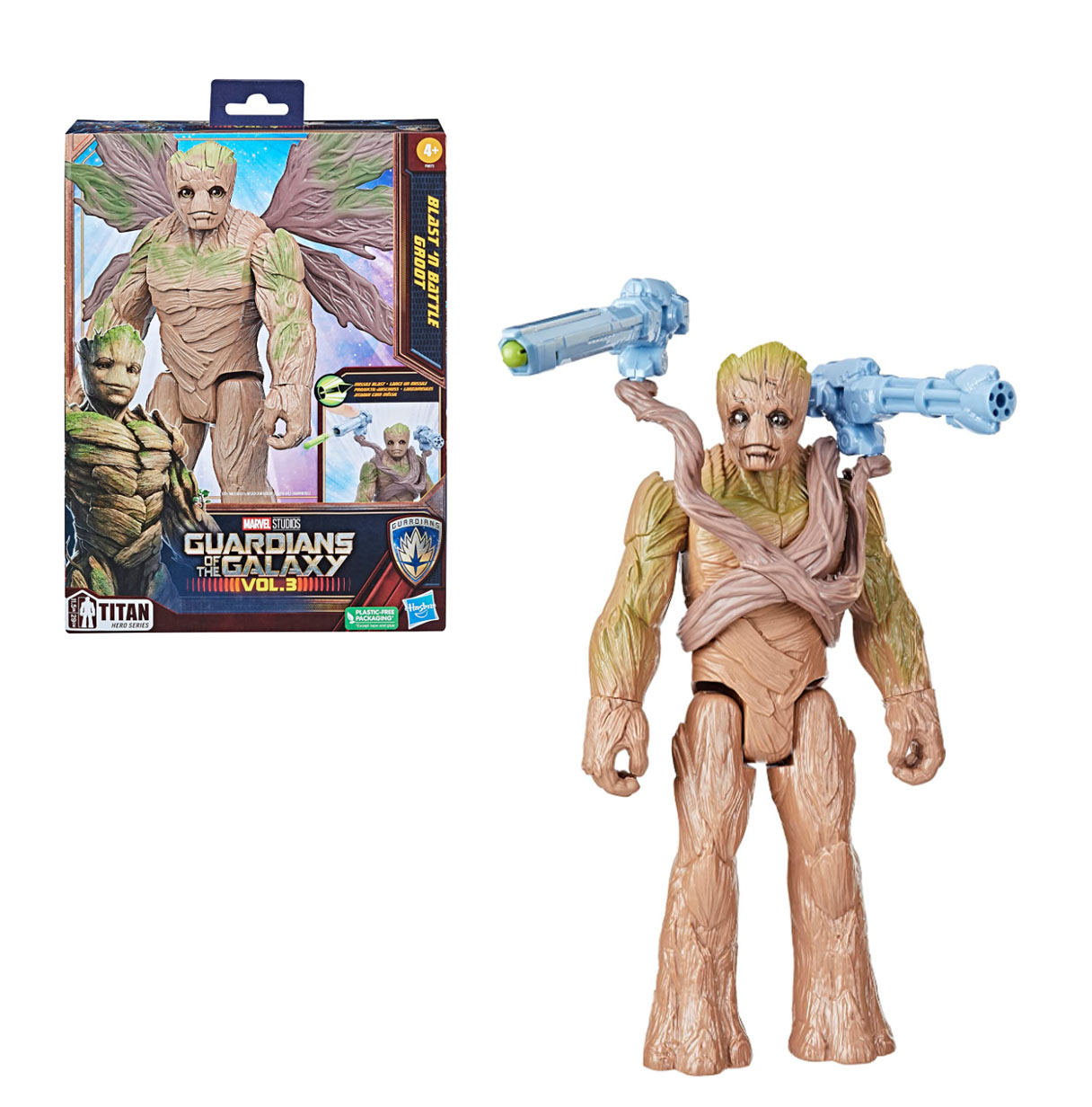 guardianes de la galaxia groot batalla  (hasbro -f68735l2 )