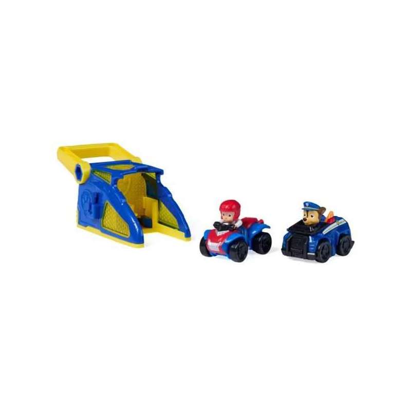paw patrol vehiculo pup squad launchers chase (spin master - 6074781)