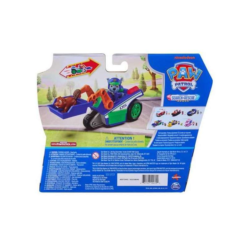 paw patrol vehiculo search & rescue rocky (spin master - 6075445)