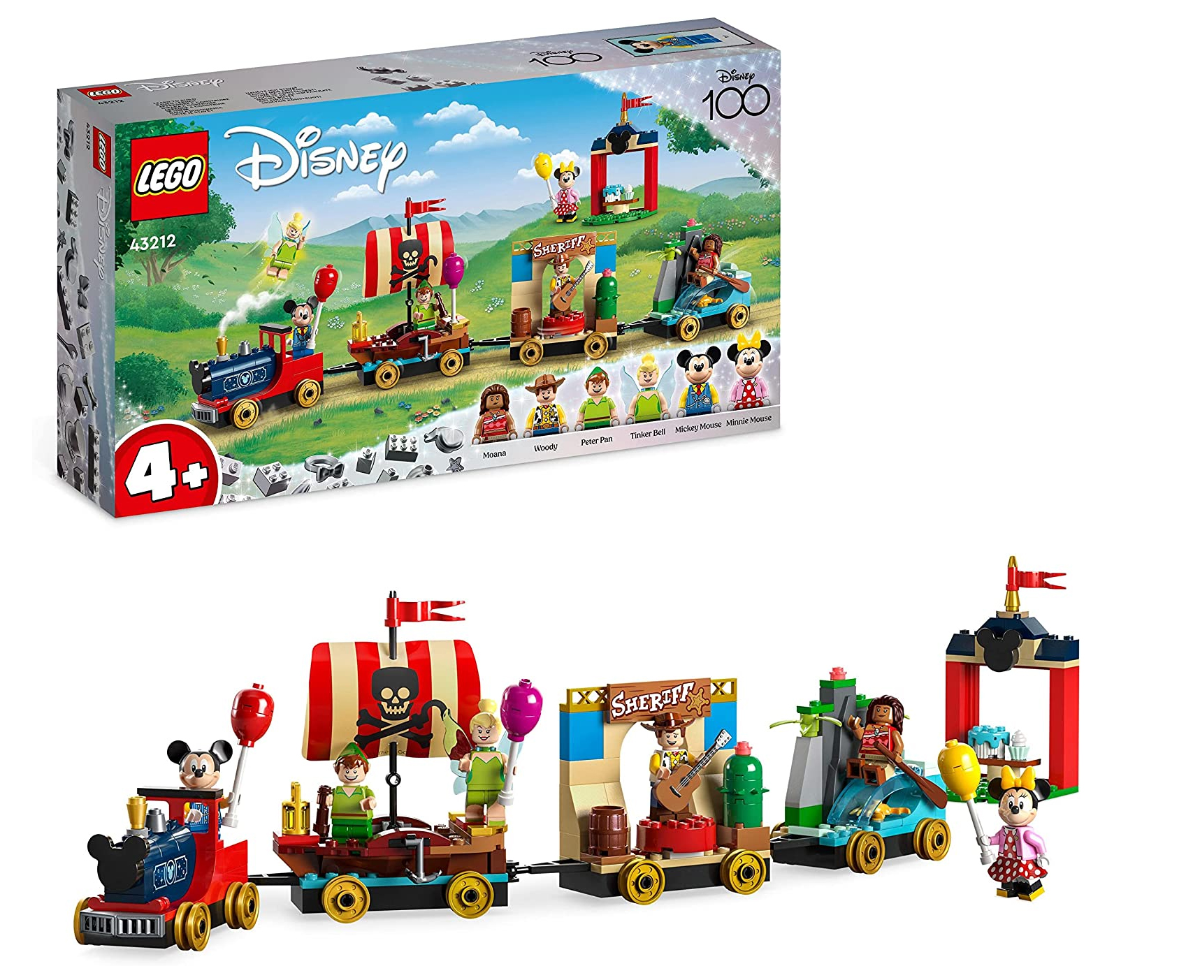 lego disney tren homenaje a disney (43212)