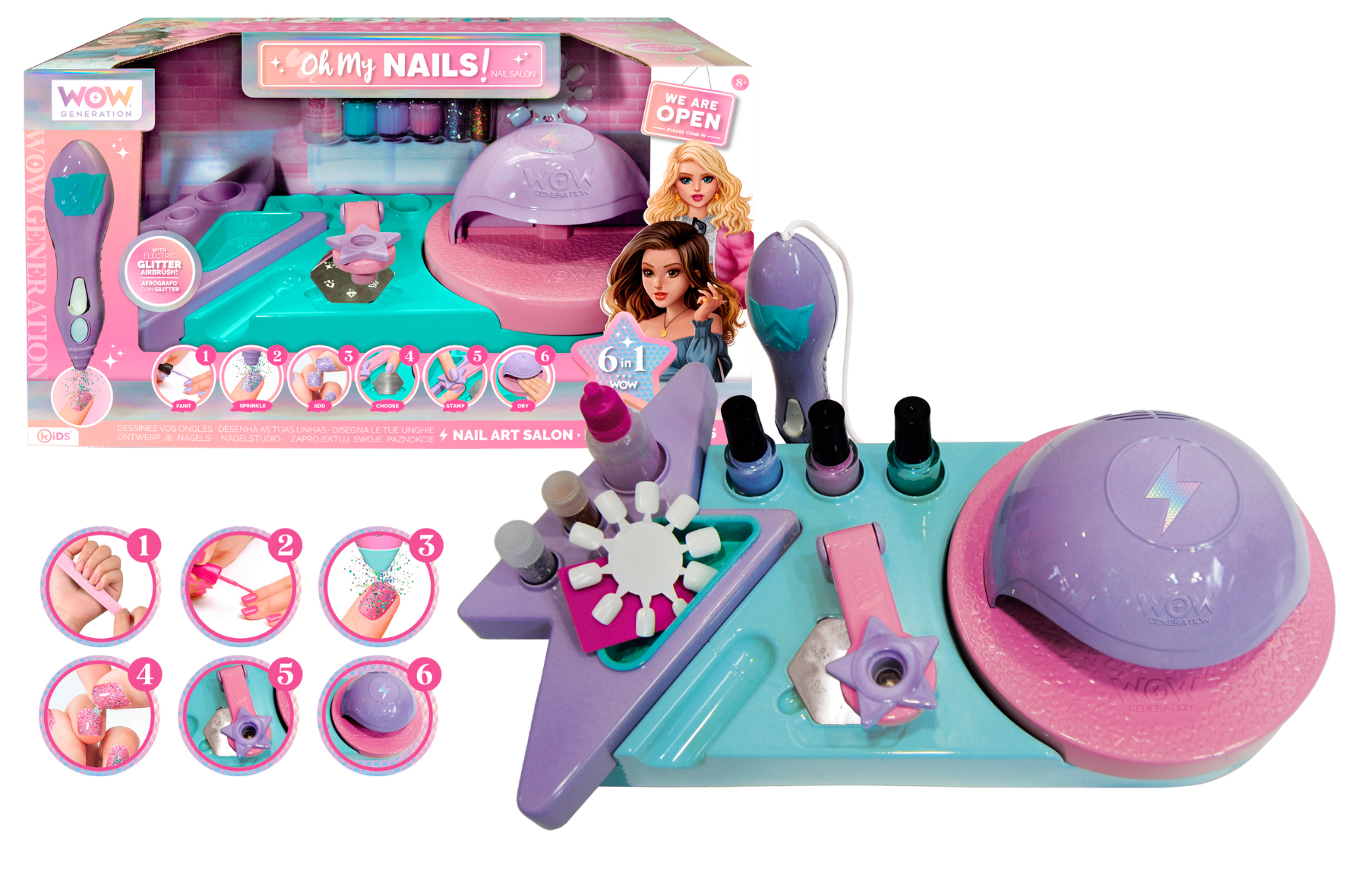 wow generation estudio de uñas  (kids licensing - wow00028)