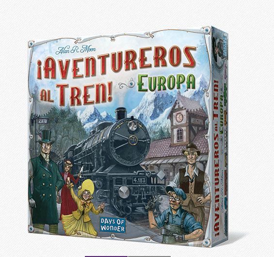 aventureros al tren...europa (asmodee - dw7282)