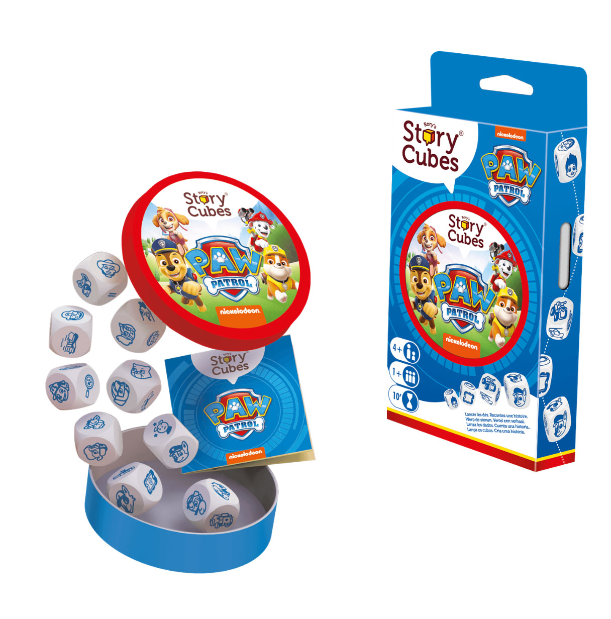 story cubes paw patrol   (asmodee - asmrsc310ml1)