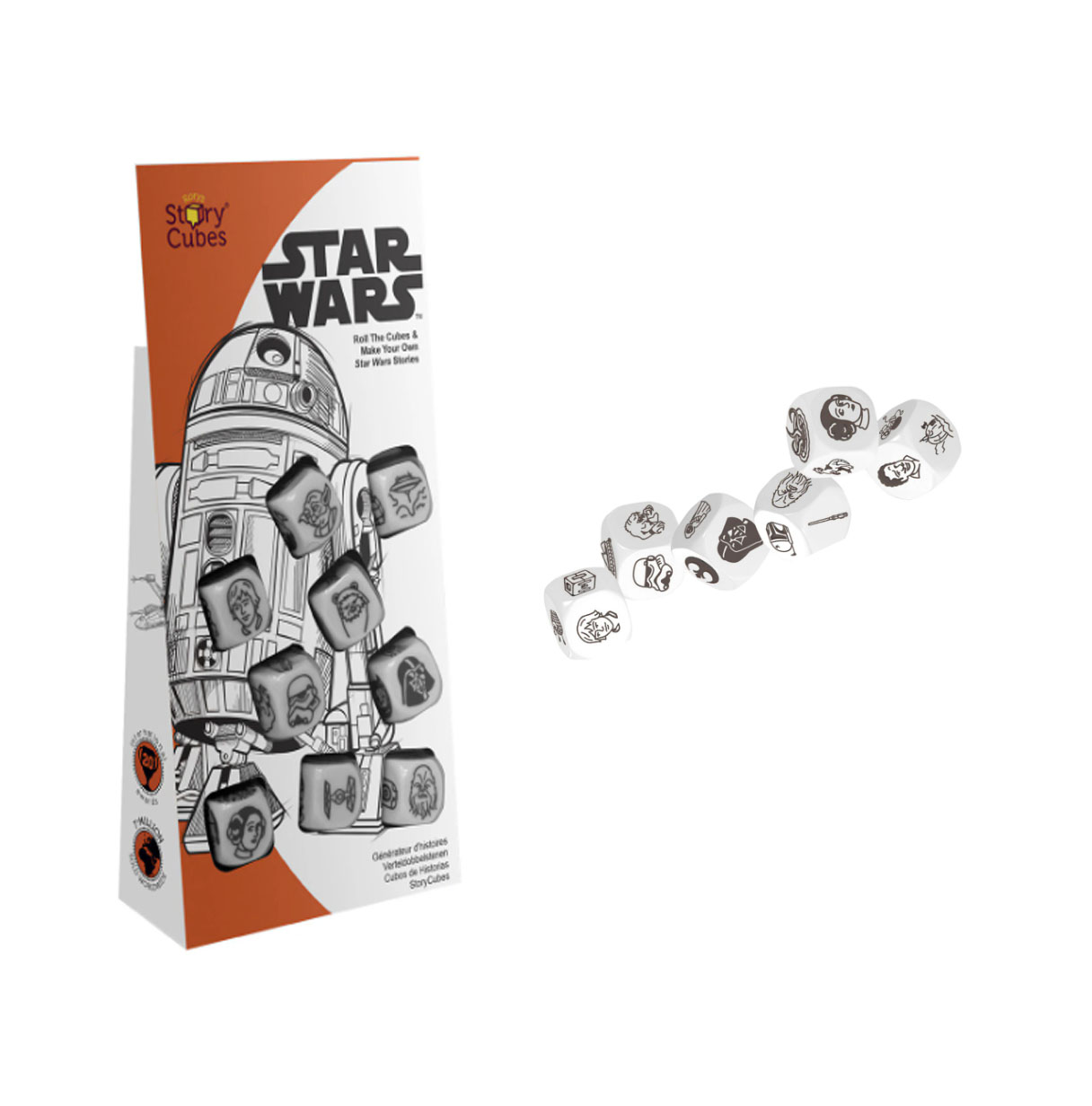 story cubes star wars     (asmodee - swsc2)