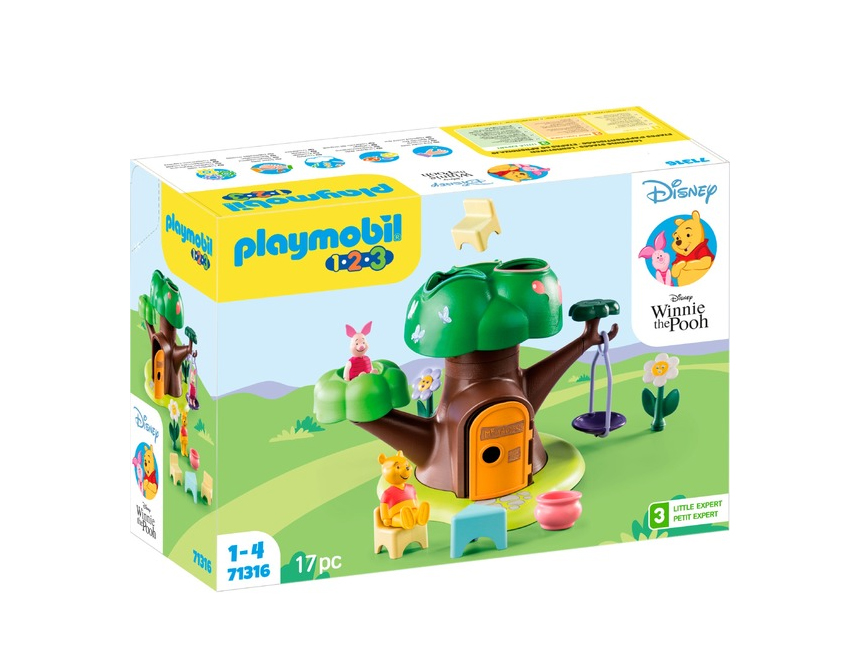 playmobil 1.2.3. winnie y la casa arbol  (71316)