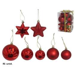 colgante de navidad 15 rojo 4 surtidos (gerimport - 8430540174527)