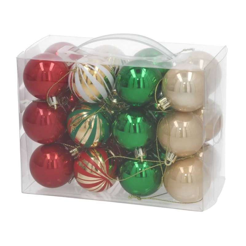 maletin x24 bolas sam oro-rojo-verde 5 cm (gerimport - 8445393354798) maletin x24 bolas sam oro-rojo-verde 5 cm (gerimport - 8445393354798)