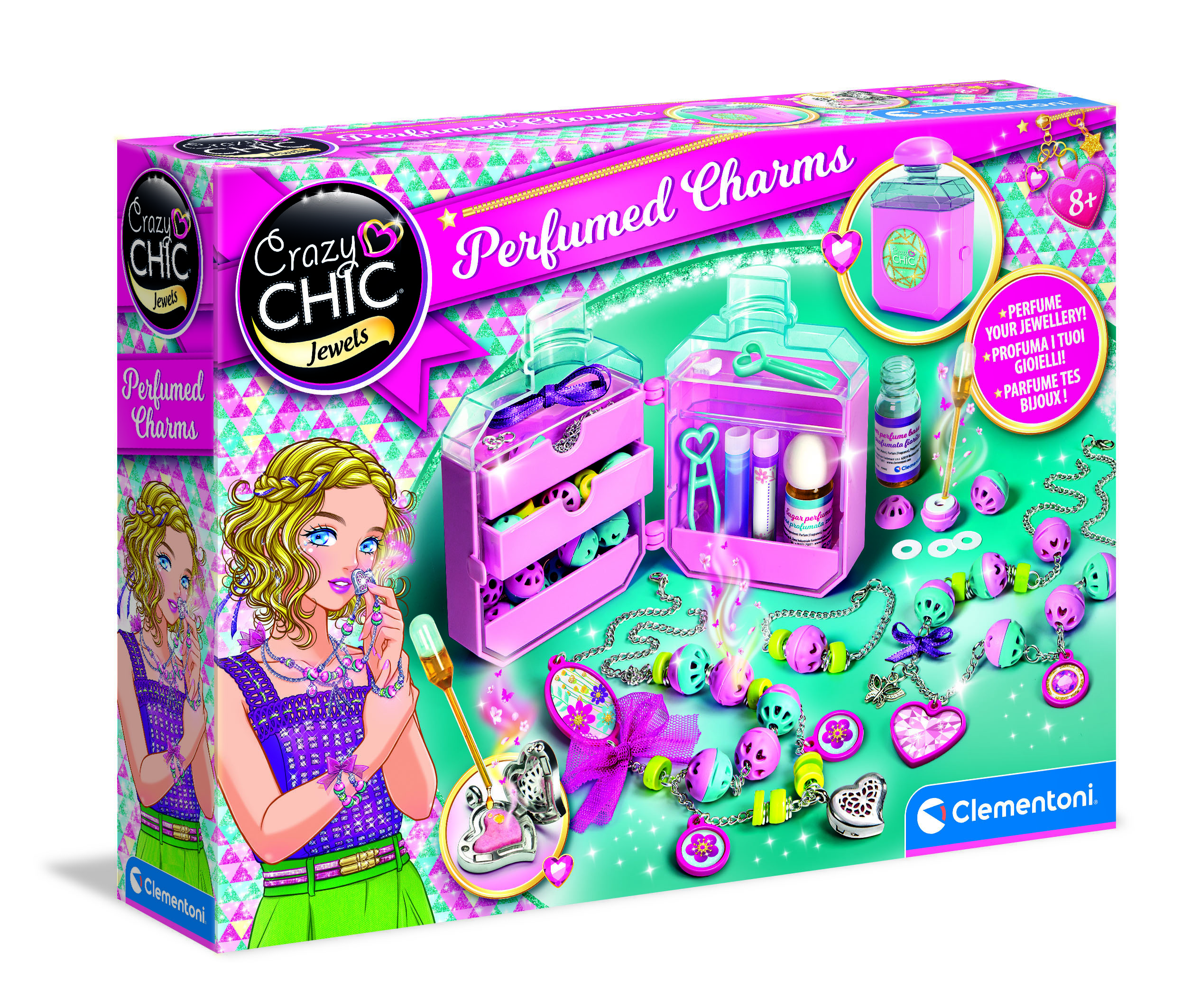 crazy chic perfumed charms (clementoni - 18600)