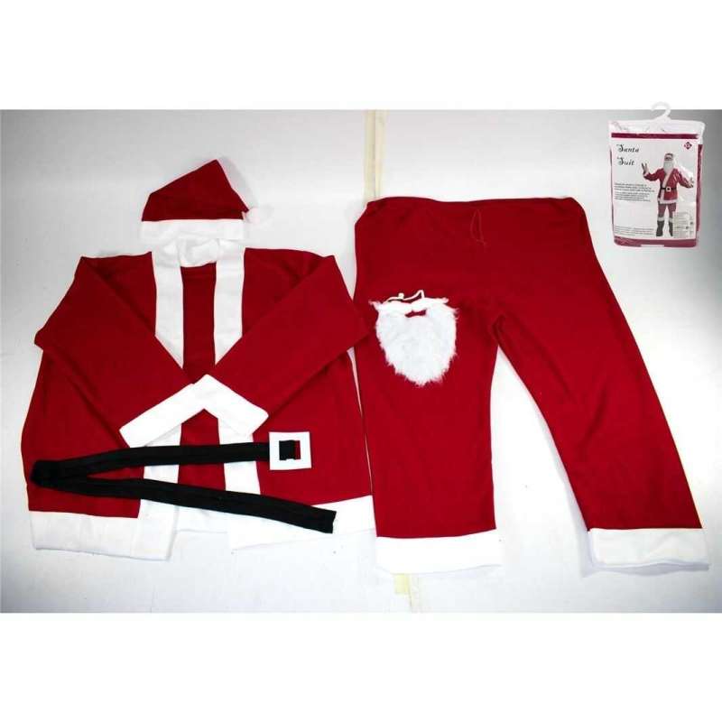 traje de santa 5 piezas xl