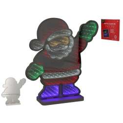 santa claus de neon 2m cable 30x27,5x6 cm (gerimport - 8445393503349)
