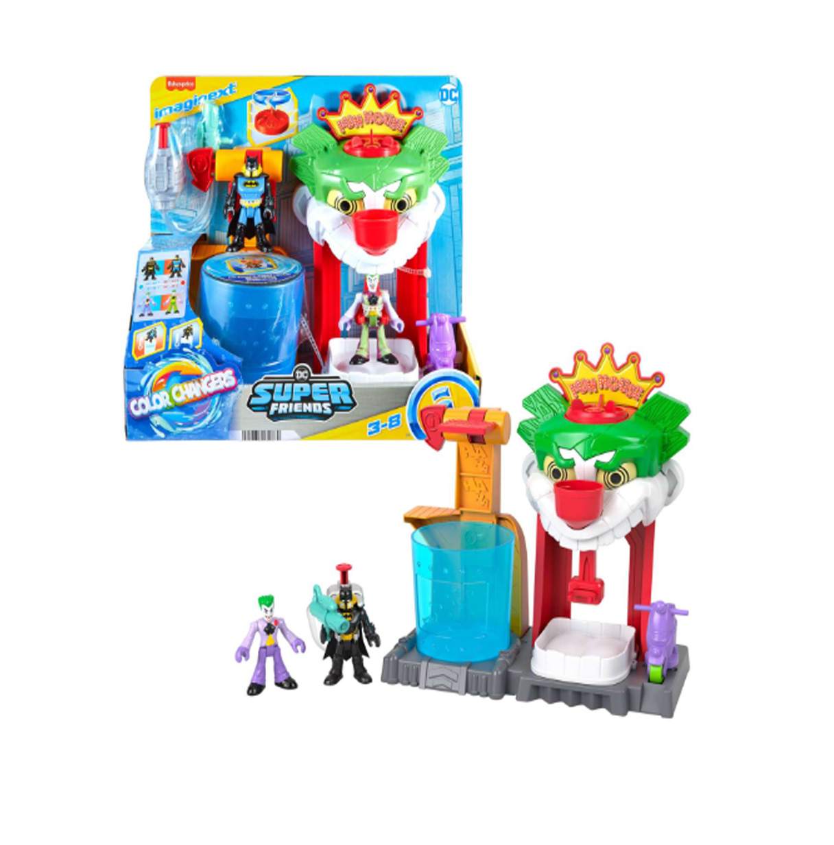 fisher imaginext dc color casa de joker (mattel - hmx55 )