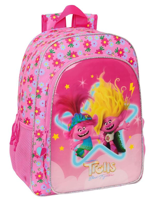 trolls 3 mochila adaptable carro 33 cm  (safta - 612361180)