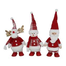 fig. xmas musica y luz 15x9x43cm rojo (gerimport - 8445393514970)