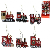 colgante trenes navideÑos 6 surtidos 10x4,5x9 cm (gerimport - 8445393339801)