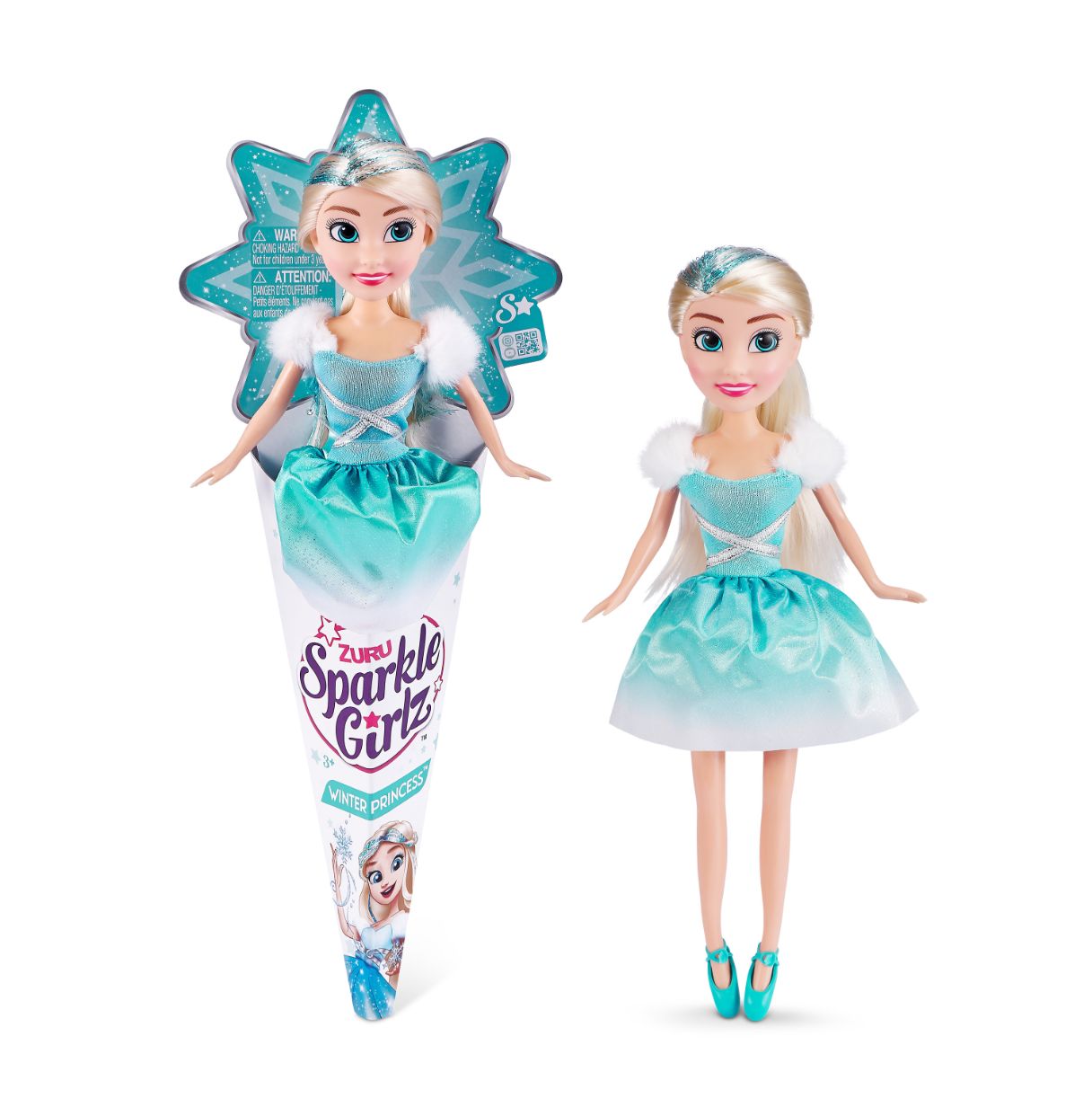 zuru sparkle girlz princesas invierno (zuru spain - 10017bq2)