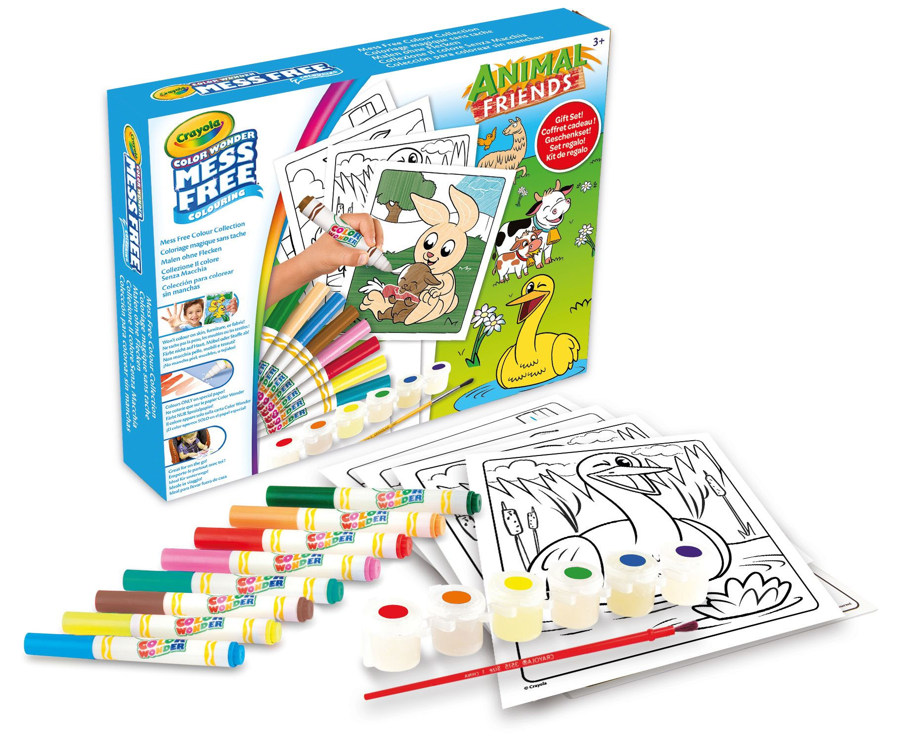 crayola color wonder set amigos granja (binney smith - 75-7013)