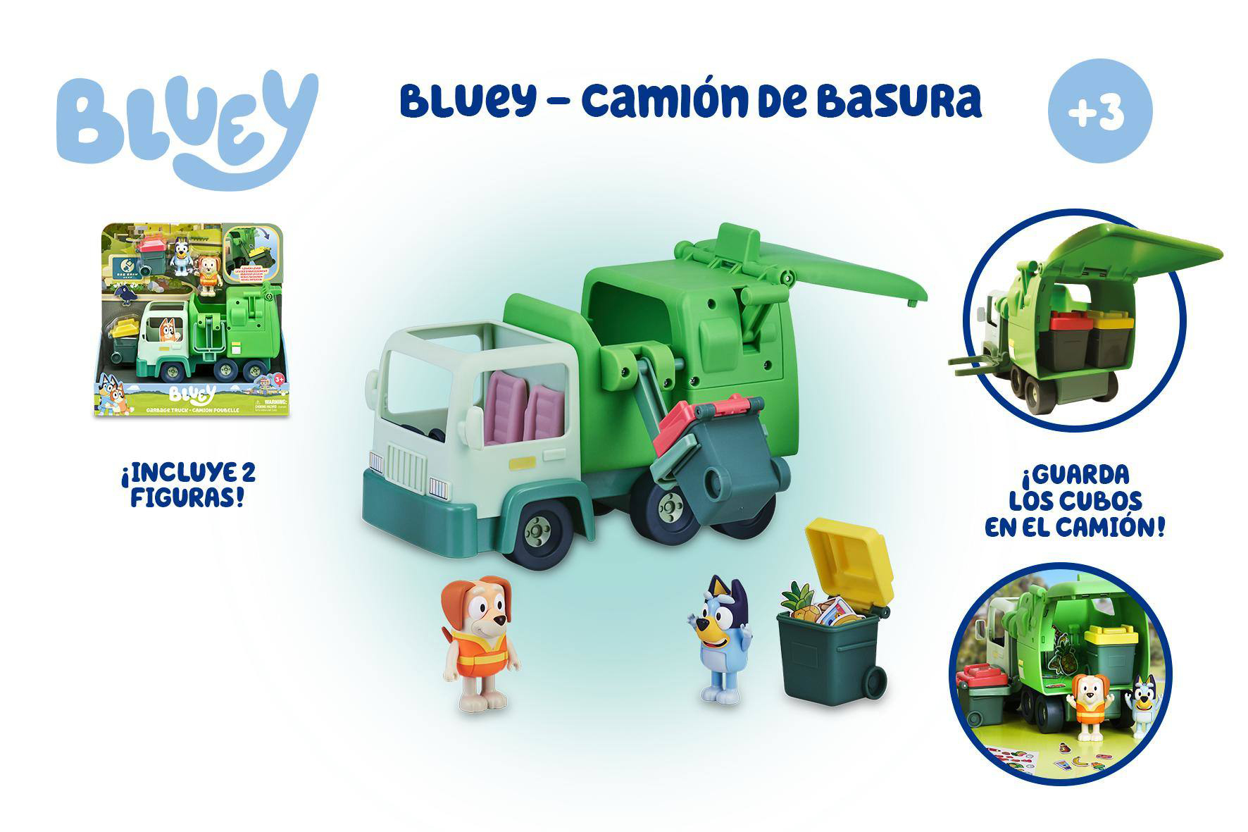 bluey camion de la basura  (famosa - bly44010)