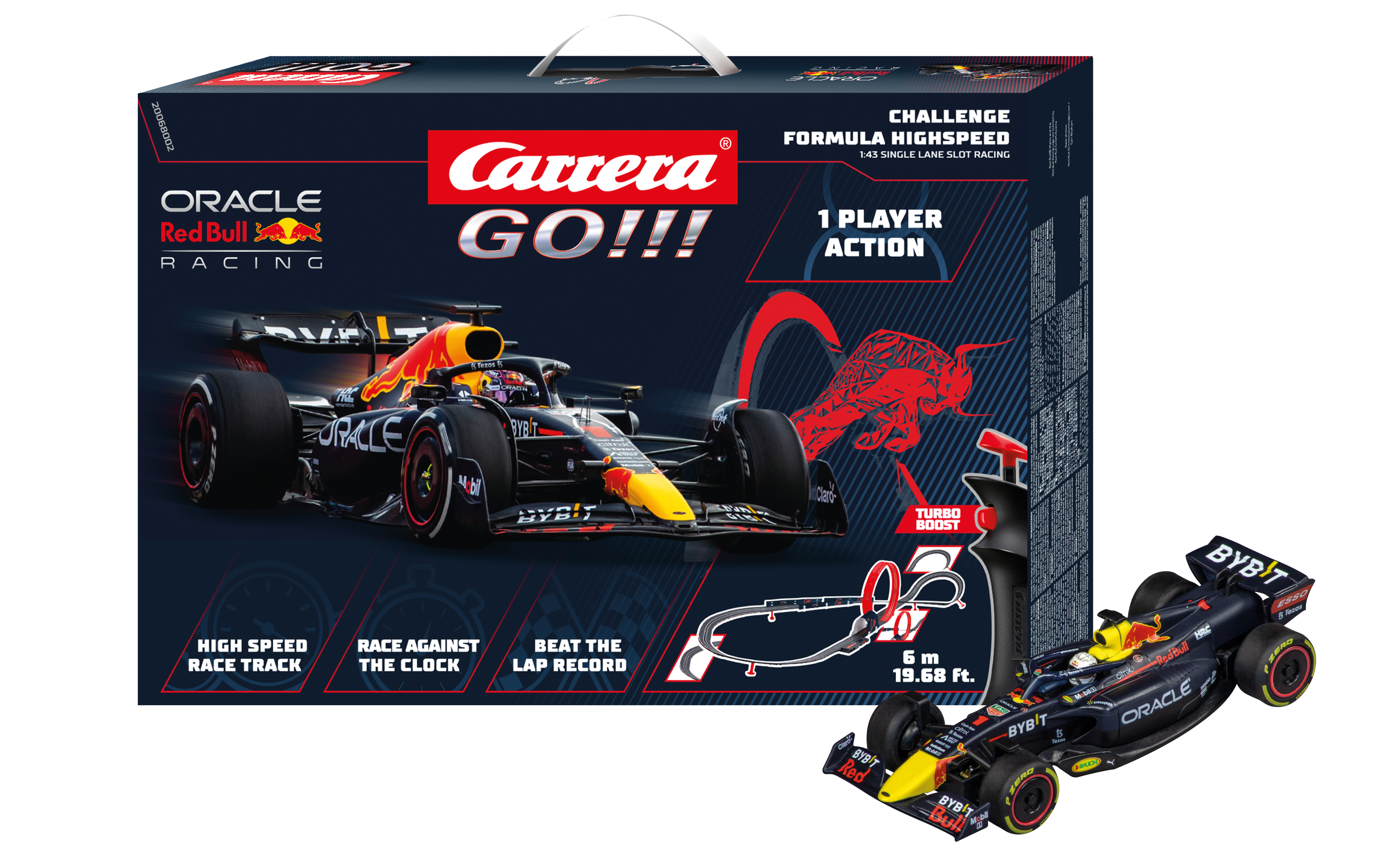 carrera go circuito formula 1 high speed (soldatoys - 6802)