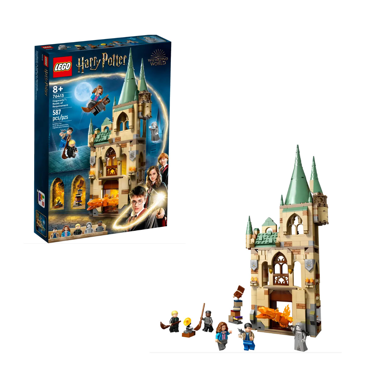 lego harry potter sala de los menesteres (lego 76413)