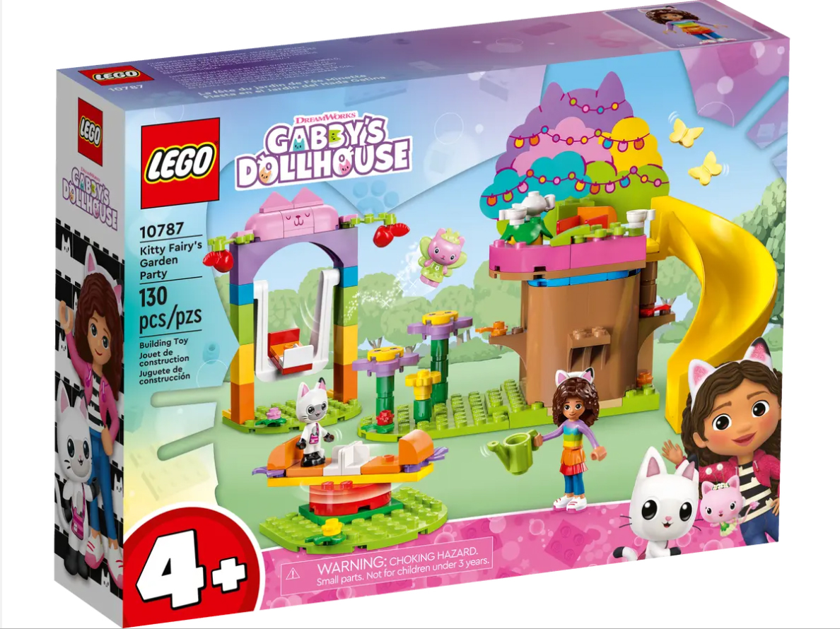 lego gabby´s dollhouse fiesta en jardin (10787)