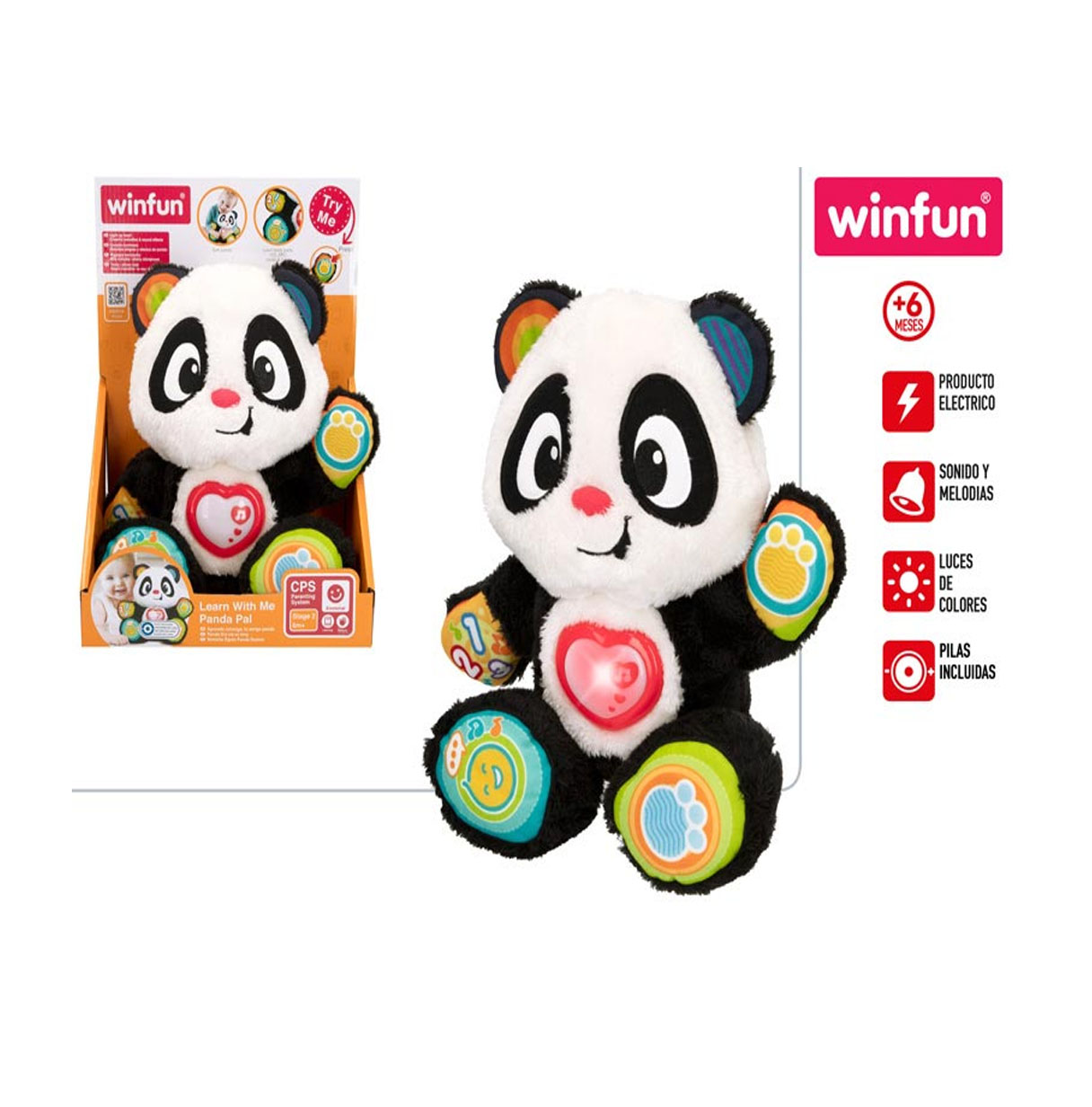 winfun oso panda aprende conmigo(color baby - 46880 )
