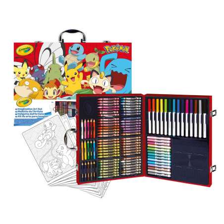 crayola maletin del artista pokemon (04-2931)