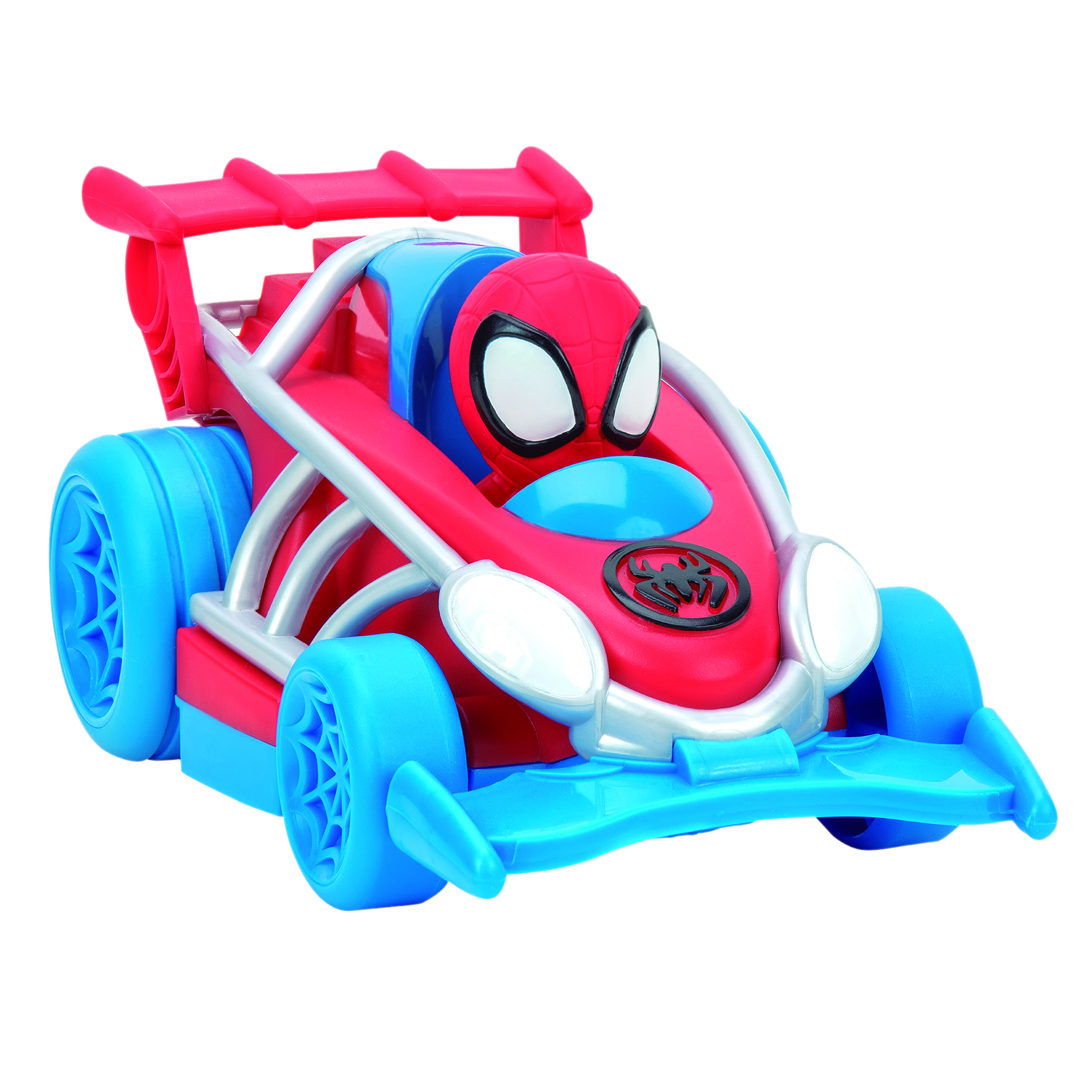 spidey vehiculo webbed wheelies (toy partner - snf0015)
