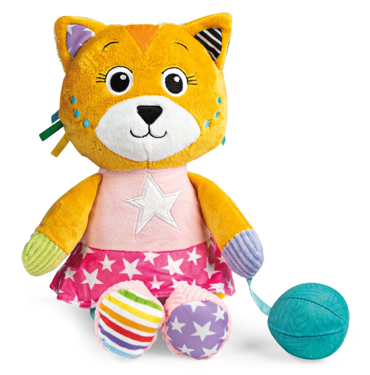 peluche en caja katy la gatita (clementoni - 17762)