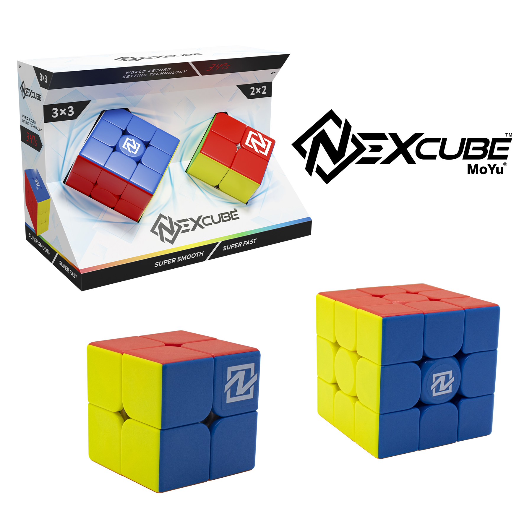 nexcube 3x3 + 2x2 clasico (goliath - 919903)