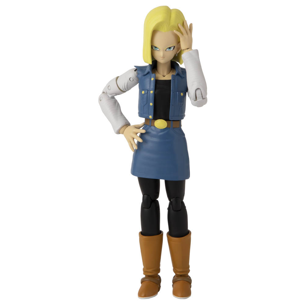 dragon ball figura stars androide 18  ( bandai - 36191)