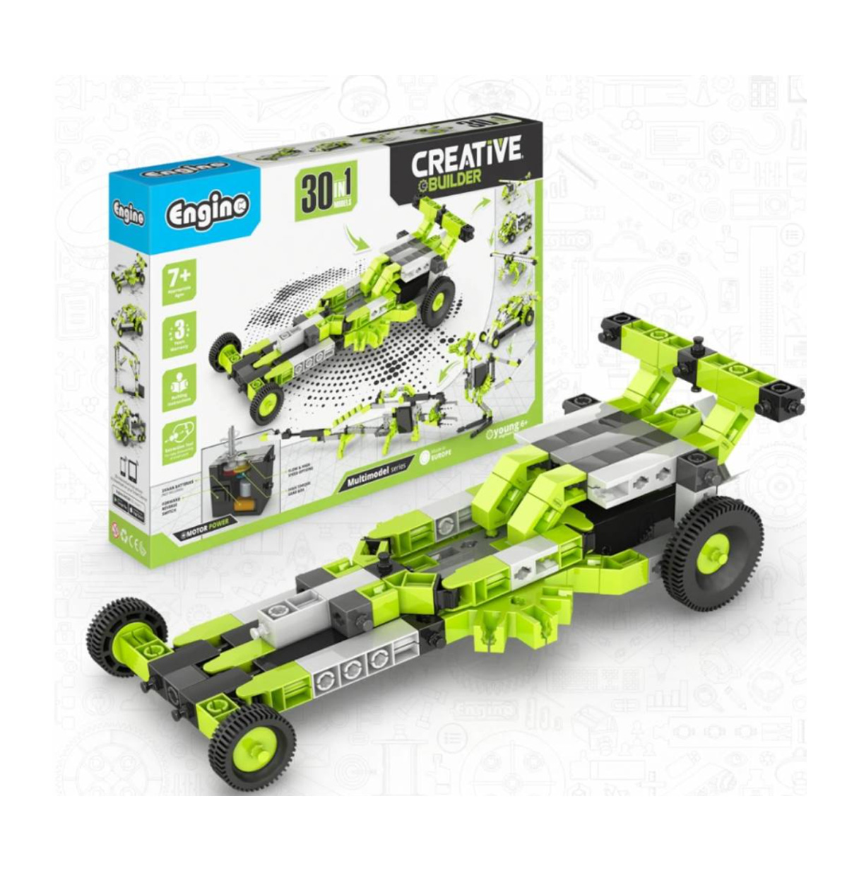 creative builder 30 modelos motorized set (toy partner - 3030)