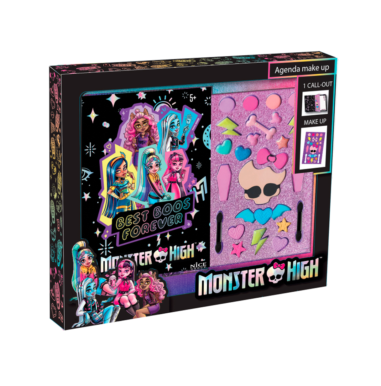 monster high diario maquillaje