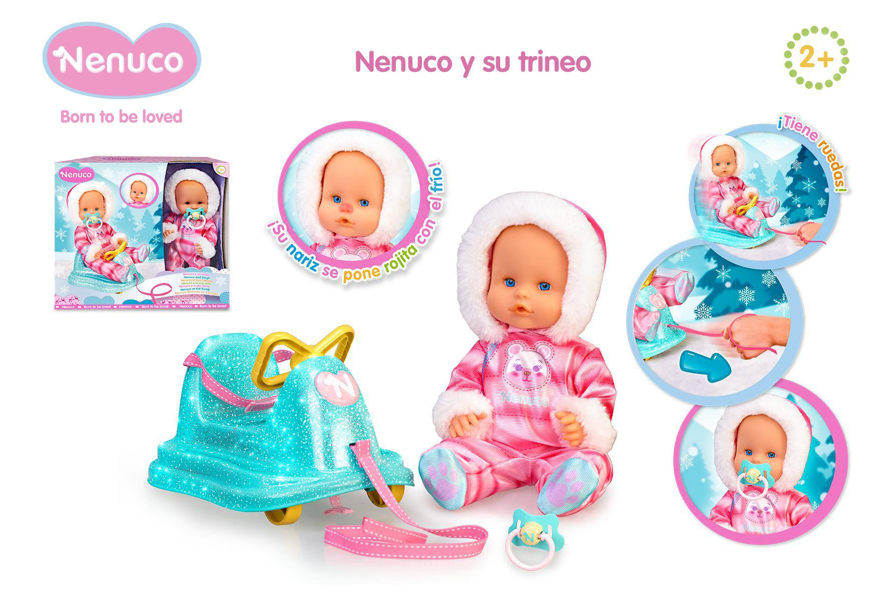 nenuco y su trineo  (famosa - nfn59000)