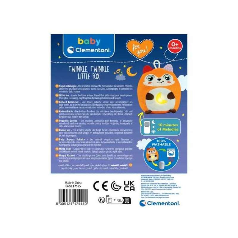 twinkle twinkle zorrito luminoso (clementoni - 17555)