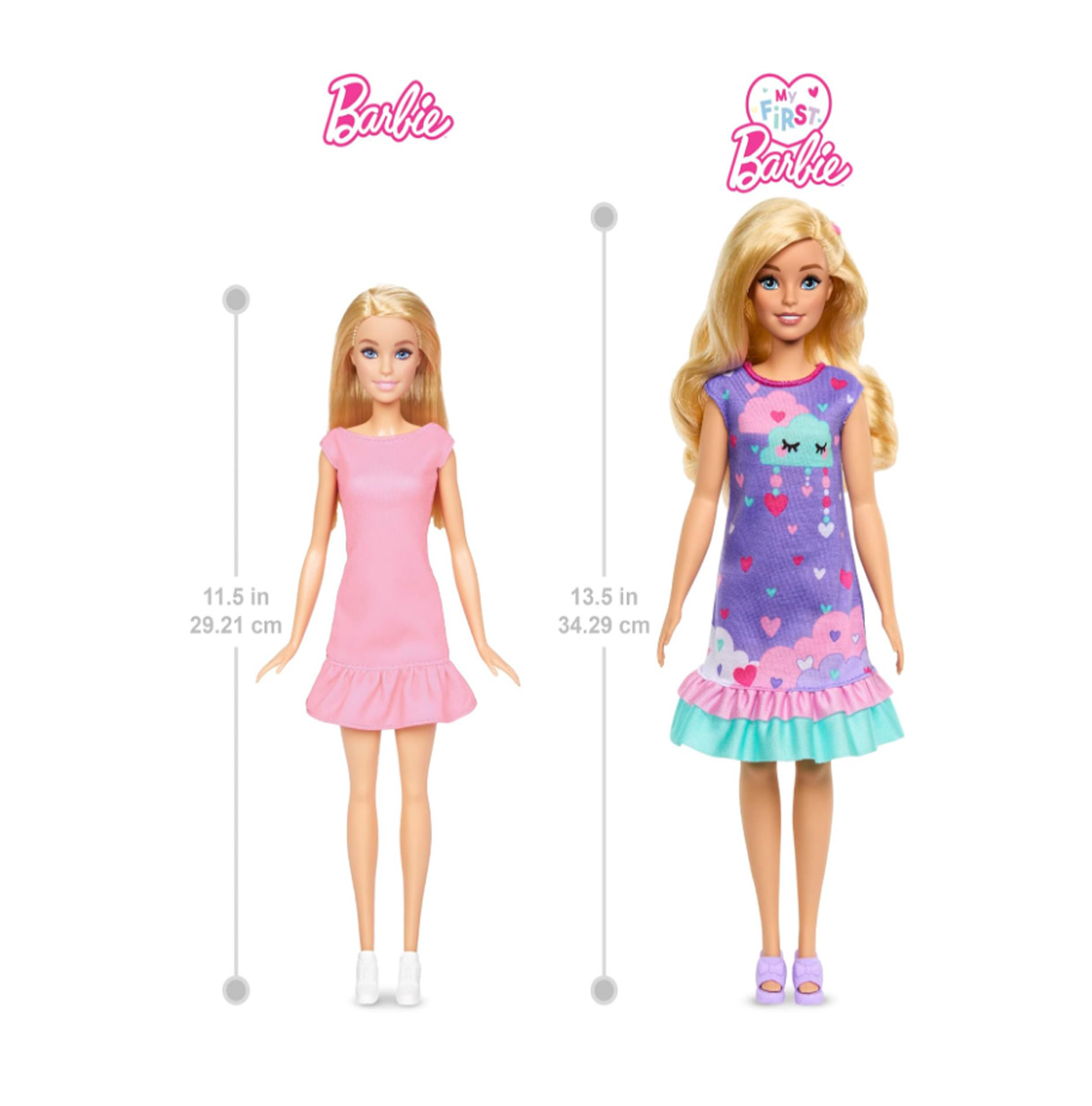 barbie mi primera barbie deluxe rubia (mattel - hmm66)