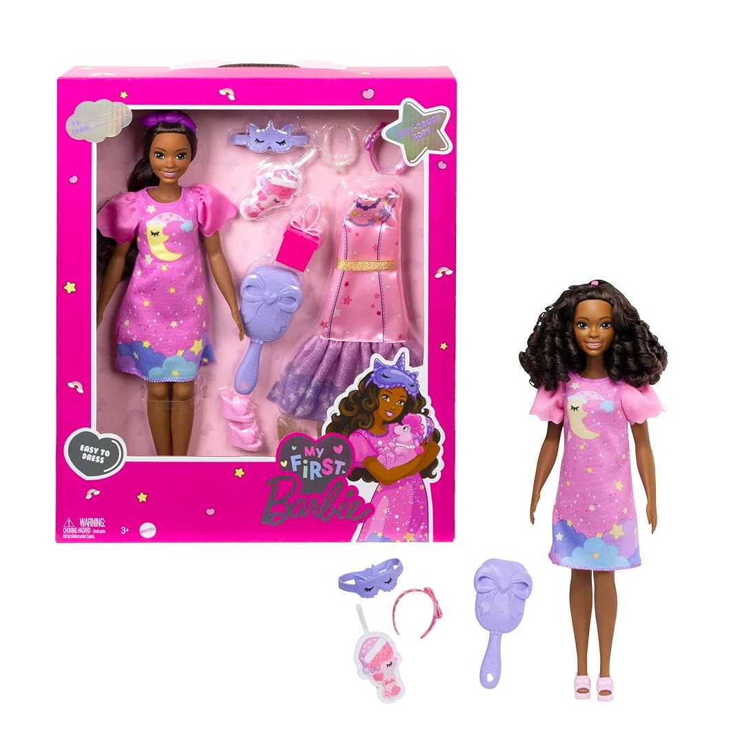 barbie mi primera barbie deluxe morena  (hmm67)