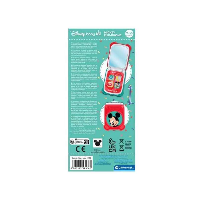 mickey flip phone (clementoni - 17514)