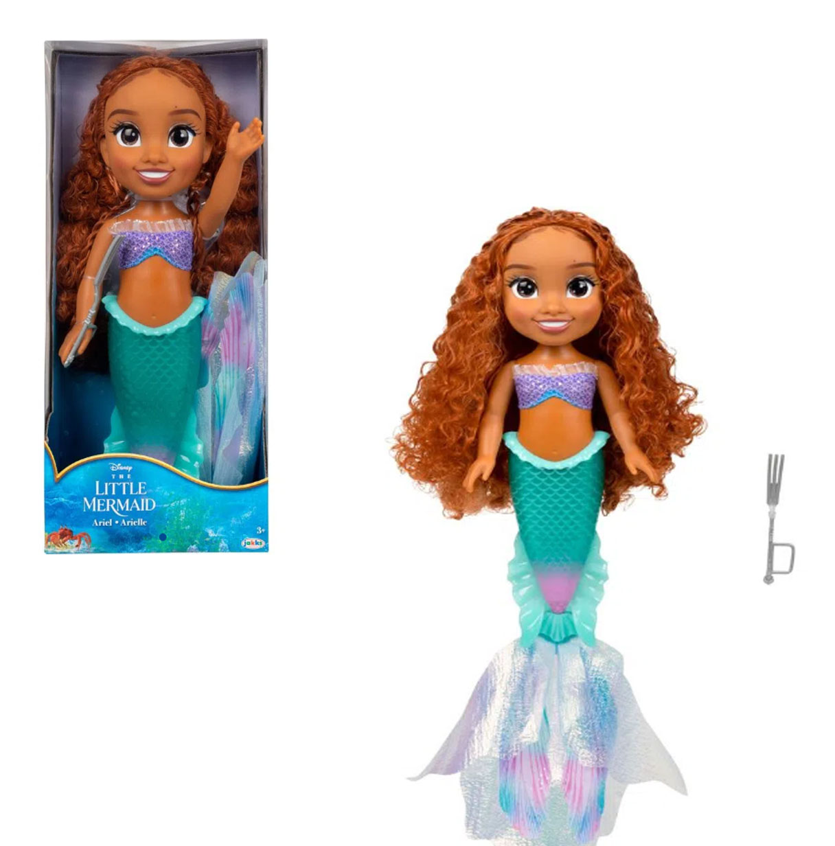 la sirenita muñeca ariel 38 cm (jack pacific - 227394)