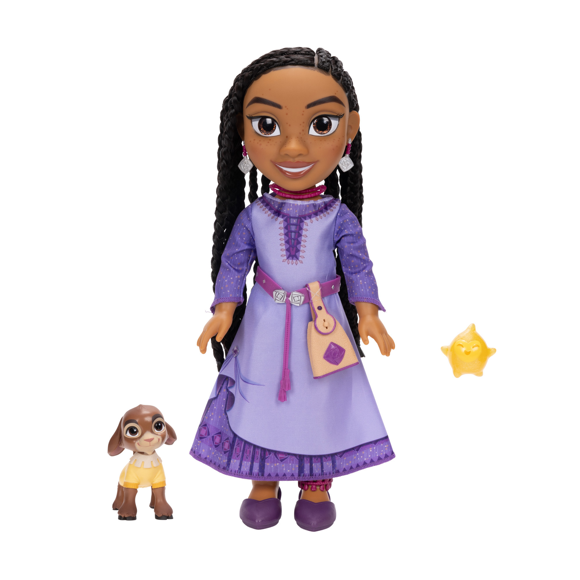 disney wish muñeca asha musical 38 cm (jakks pacific - 229984)