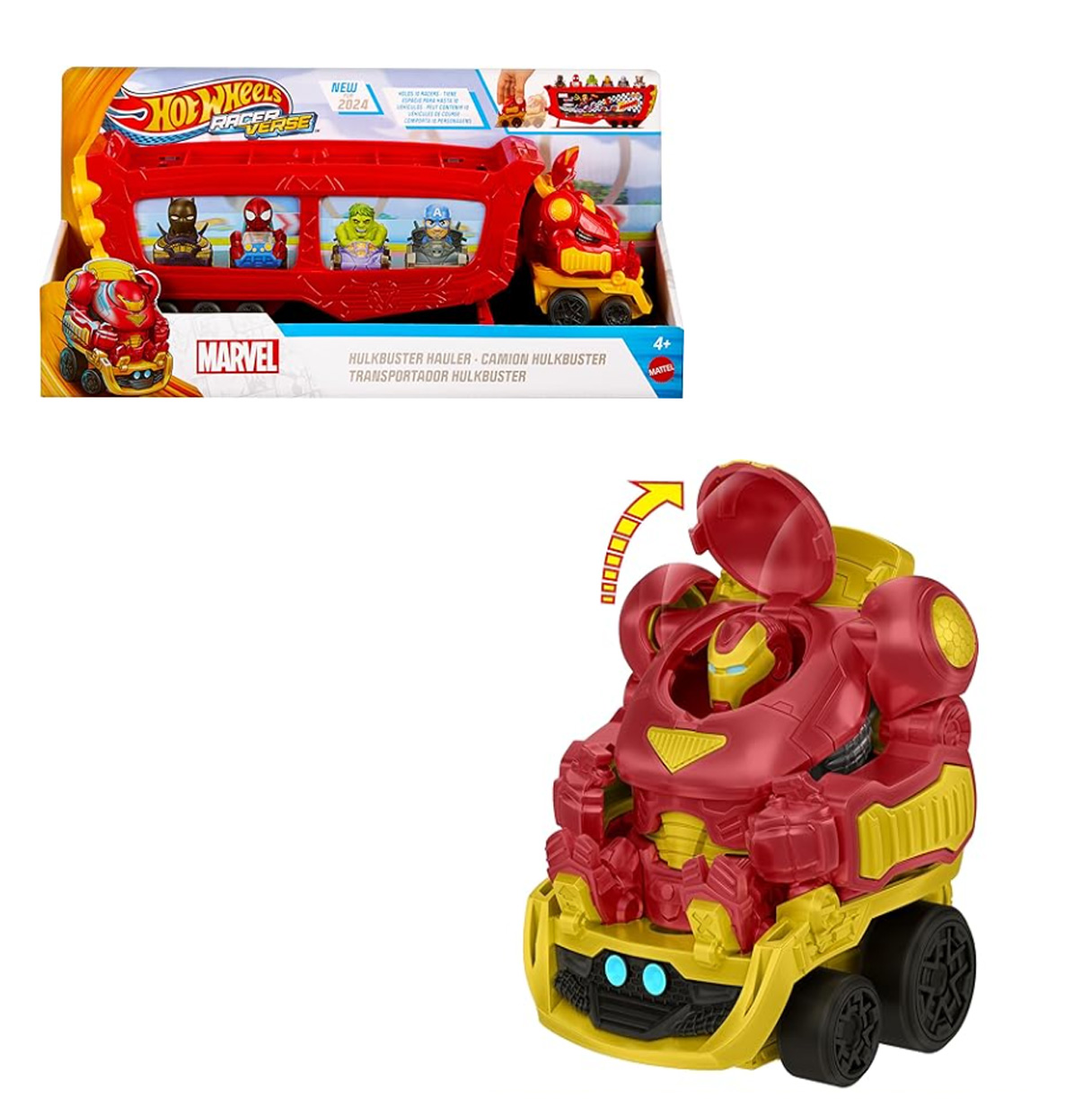 hot wheels racerverse camion hulkbuster (mattel -hry02)