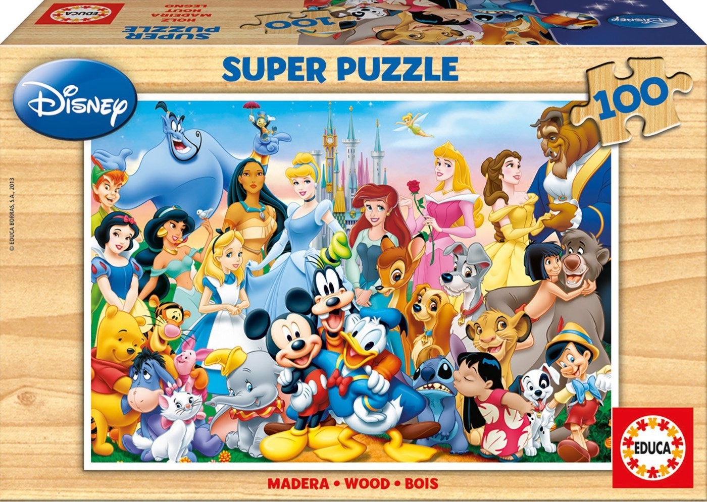 puzzle 100 maravilloso mundo disney (educa -12002)