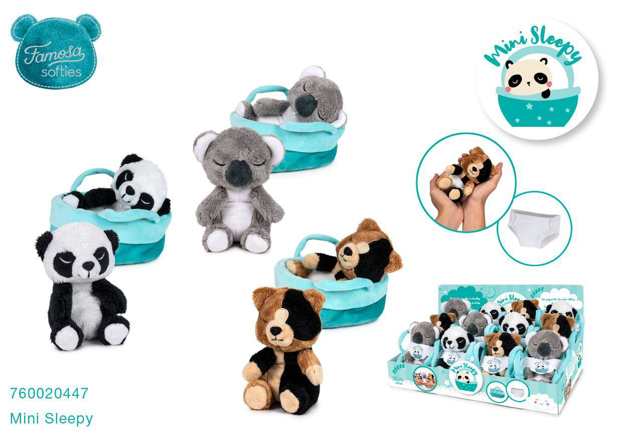 peluche mini sleepy surtidos   (famosa 760020447)