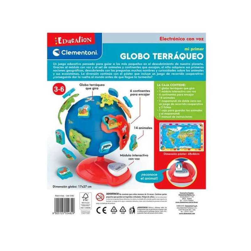 globo terraqueo preescolar (clementoni - 55482) globo terraqueo preescolar (clementoni - 55482)