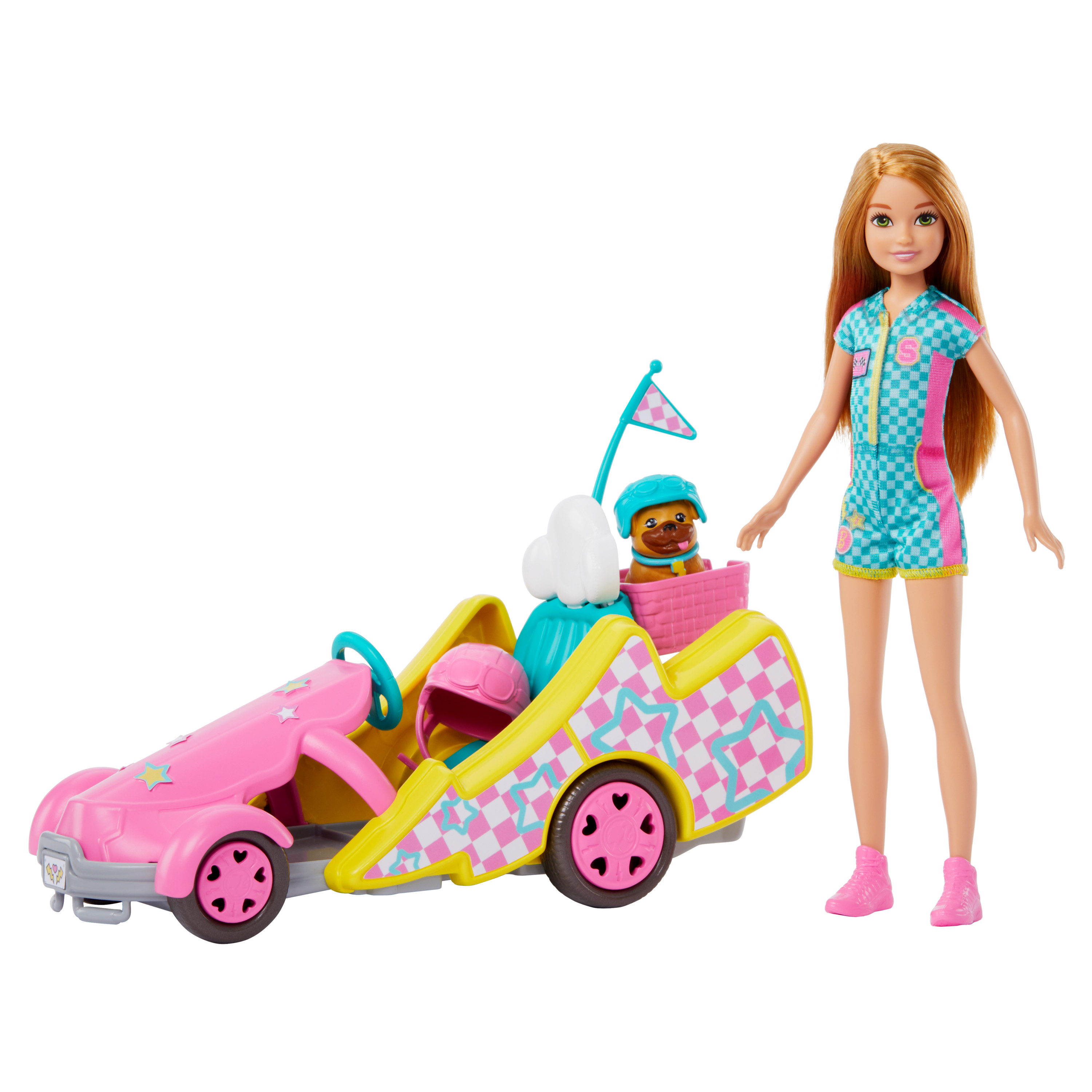 barbie stacie al rescate con kart    (mattel - hrm08)