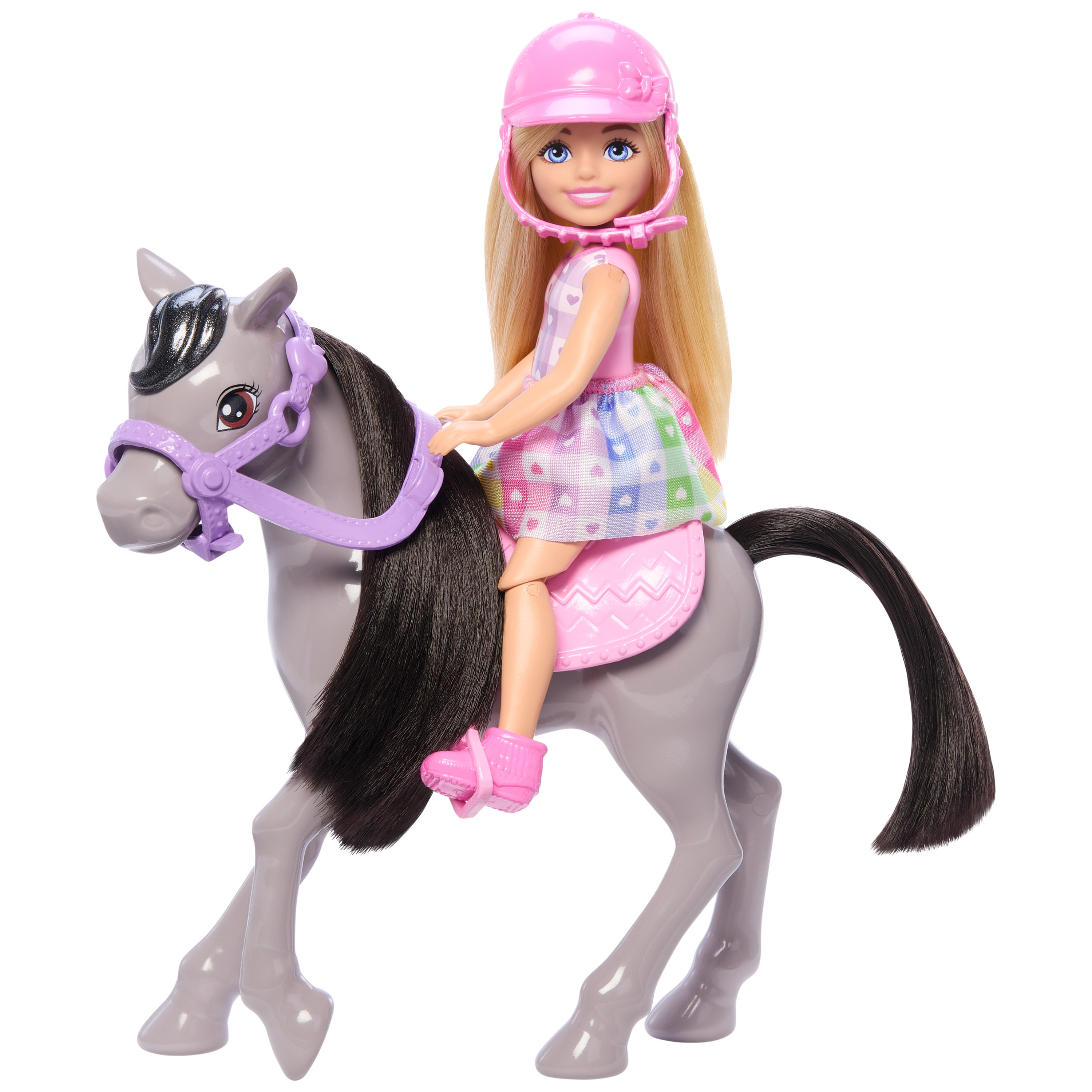 barbie chelsea y su pony  (mattel - htk29)