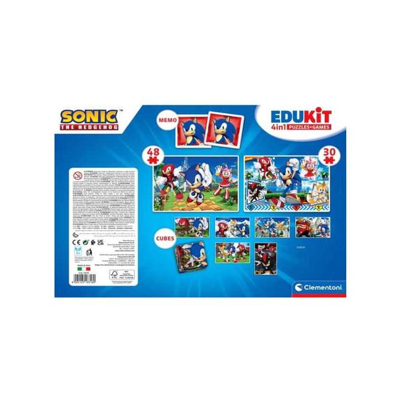 edukit 4 en 1 sonic (clementoni - 18318) edukit 4 en 1 sonic (clementoni - 18318)