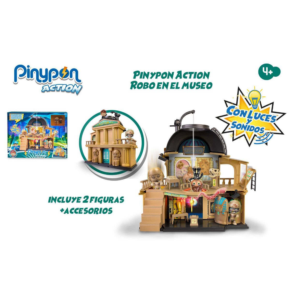 pinypon action robo en el museo ( famosa - 700016647)