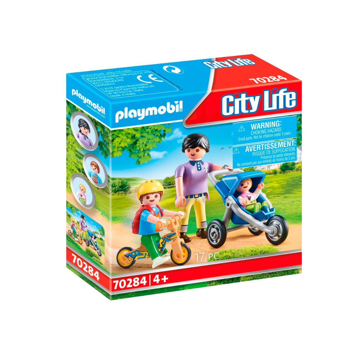 playmobil mama con niños (70284).