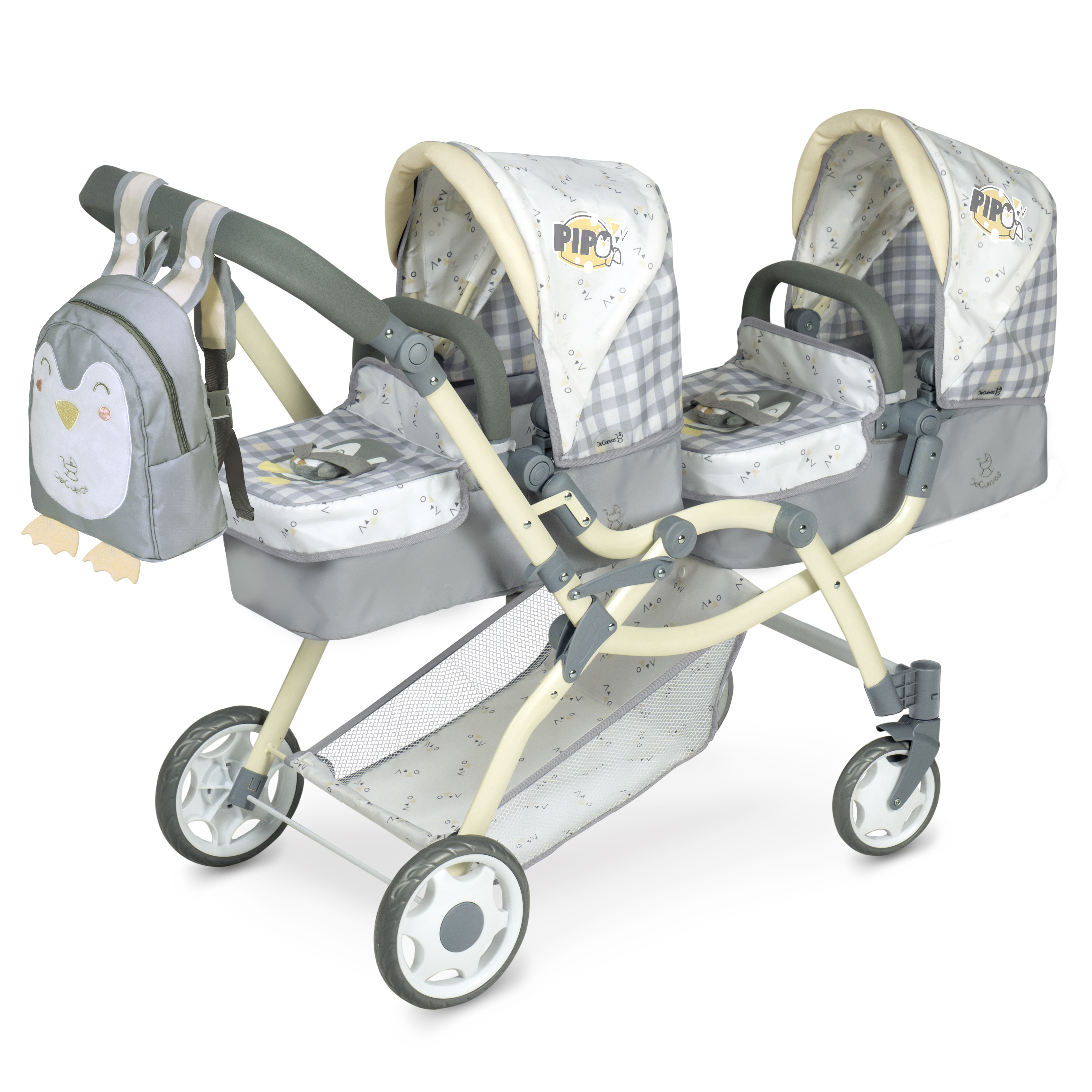 coche gemelar grande plegable 45 cm   (80347)