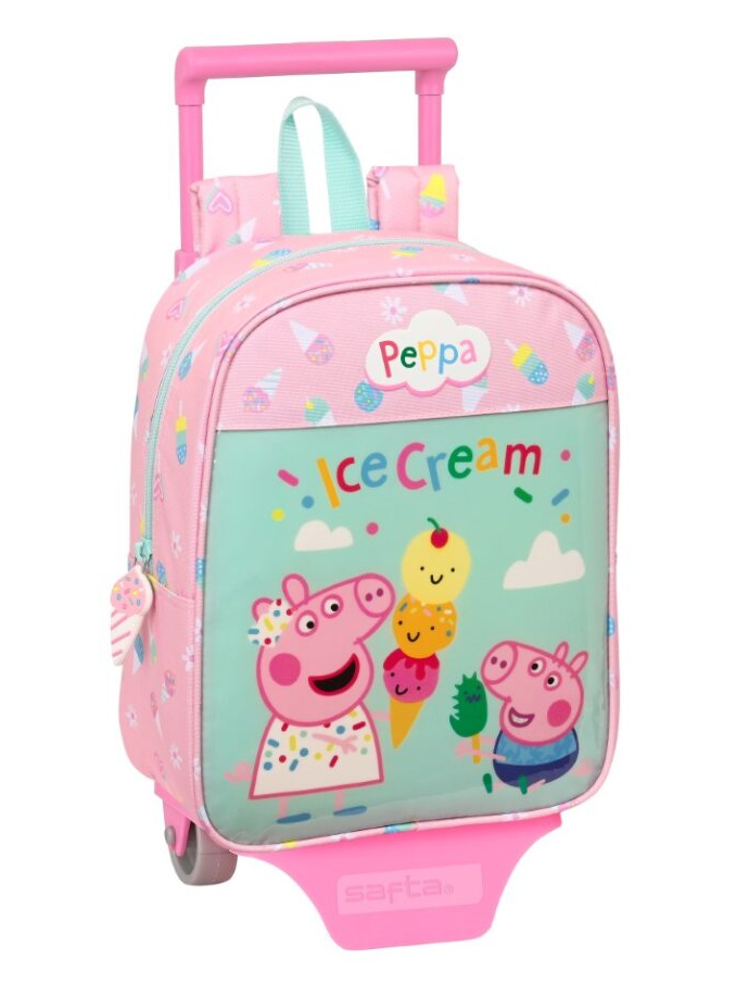 peppa pig mochila infantil con carro 612372280)